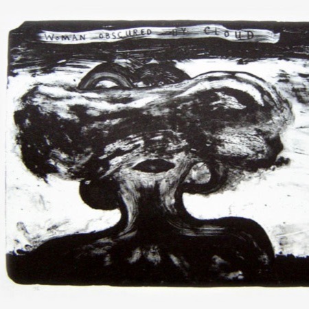 CUT ART Gallery_David Lynch_Woman Obscured by Cloud_2009_lithographie_64,5x88,5cm